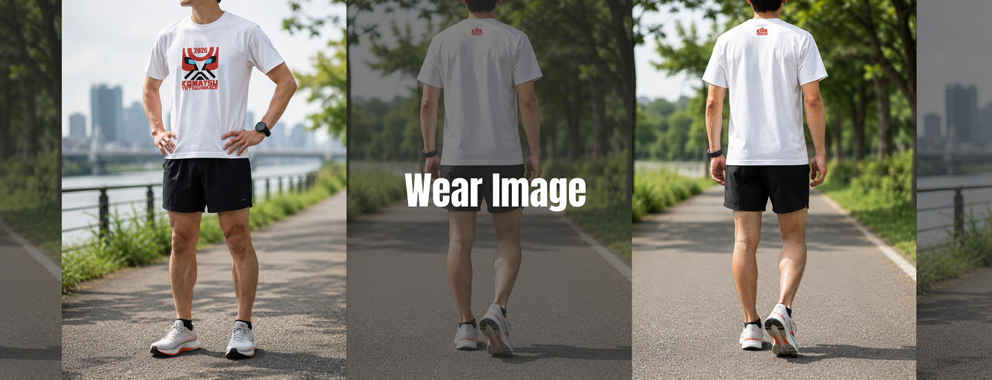 Tシャツ着用のイメージ写真